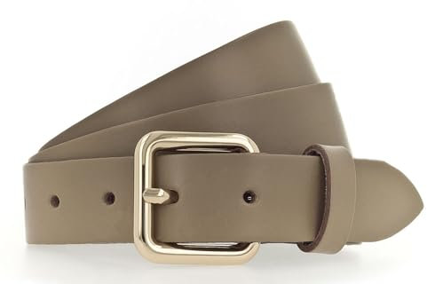 Vanzetti 30mm Leather Belt W85 Stone Taupe