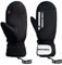 Durio wasserdichte Handschuhe Damen Herren Fäustlinge Touchscreen Skihandschuhe Winterhandschuhe für Laufen Skifahren Wandern Motorrad Radfahren Schwarz 1 M