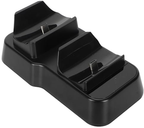 Controller Charger Station, Fast Charging Dual Stand for PS5, Space Saving Safe and Portable Fast Charging Controller Charging Dock with LED Indicator, Intelligent Protection