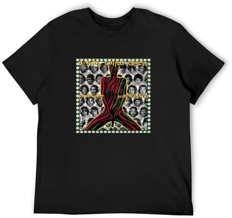 A Tribe Called Quest T Shirt Midnight Marauders Poster Vinyl The Low End Theory Black XXL