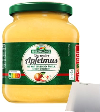 Spreewaldhof Das andere Apfelmus (350g Glas) + usy Block