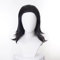 WCCNKK Loki Cosplay Perücke + Perückenkappe, Langes Schwarzes Haar, Geeignet Für Halloween, Party, Karneval, Halloween-Dekorationszubehör