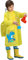 FGUUTYM Regenmantel für Kinder, Junge, Cartoon-Dinosaurier-Muster, Eva-Poncho mit Hut, Tasche, Ort, Modeknopf Fahrradponcho Kinder (Yellow, 3-4 Years)