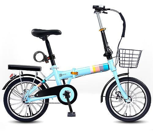 Klapprad, Singlespeed-Klapprad, Campingfahrrad, leichtes, höhenverstellbares Klapprad aus Kohlenstoffstahl für Männer und Frauen