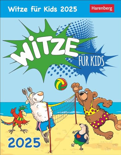 Witze für Kids - Kalender 2025 - Harenberg-Verlag - Tagesabreißkalender mit täglichen Kinder-Witzen - 12,5 cm x 16 cm