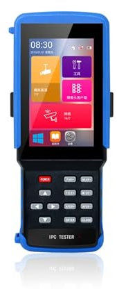 OutFyt 4,5 Zoll IP CCTV Tester Tragbarer 4K IP AHD CVI TVI CVBS Mini Touchscreen Monitor IPC/Analog Tester Mit POE 48V 12V Ausgang,Multifunktionstester(TI-9310N-ACT)