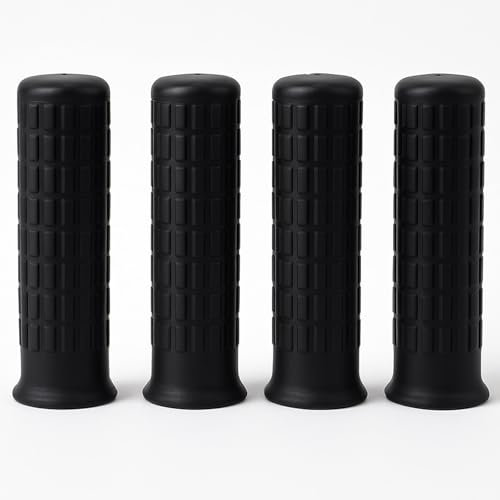 Vixzoid 4 STK rutschfest Schubkarrengriffe | Innendurchmesser 30mm | Länge 12cm für Sackkarre Schubkarre (30cm(karierte Form))