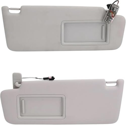 GERLJ Extension de Pare-Soleil Pare-Soleil intérieur avec Miroir de courtoisie pour VW pour Golf MK6 2009-2012 MK7 5G 2014-2016