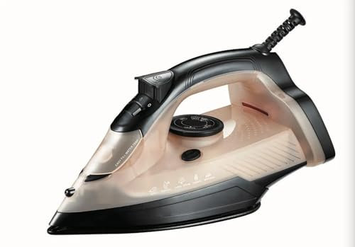 Maya Range Supreme Steam Iron, Powerful vertical steam function, Ceramic coated soleplate, Easy fill 300ml Water Tank, 110g Steam Shot, 40g Continuous steam, 2m Cord, 2300W
