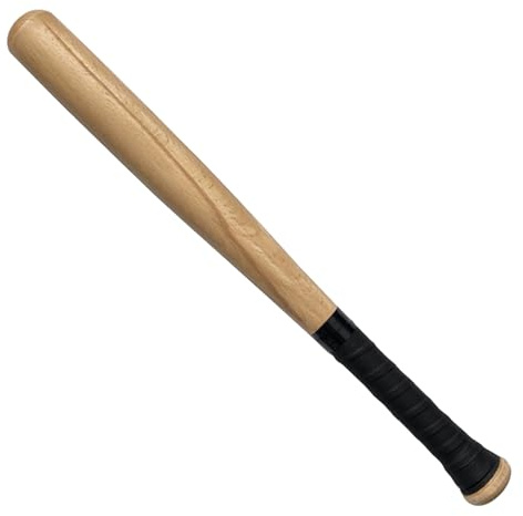 Yeory basebollträ 21 tum professionell smidig och robust träfladdermus med inslaget handtag ersättning basebollutrustning för träning, tävling, självskydd, trä