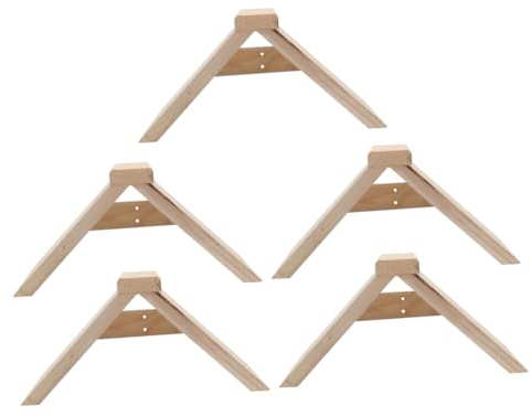 Abaodam 5pcs Natural Wood Perches Pigeon Roosts and Perches for Pigeon Rest Chewable Wooden Bird Stand for Pet Playground and Home Decoration