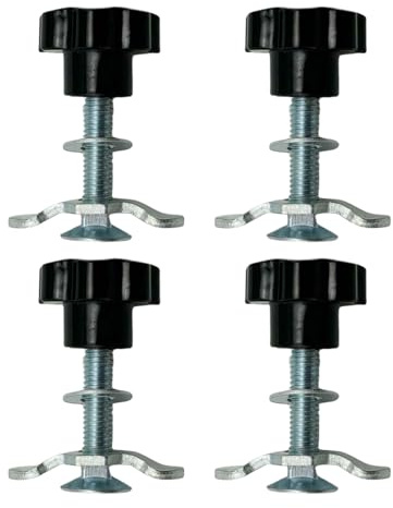 Screw Fitting Airline Rail, L Track Mount Clamp Set, Cargo Control Fixture Kit, Stable Securing Grip Feature, Vehicle Storage Strip Format, for Truck