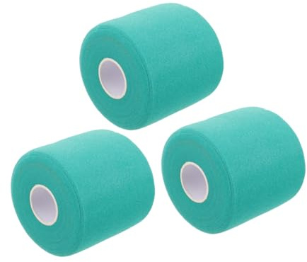 Homoyoyo 3 Stück-pack Elastisches Sportbandage Tape aus Atmungsaktivem Schaumstoff Weiche Polsterung für Handgelenk und Knöchel Vielseitig für Fußball Volleyball Laufen und Wandern