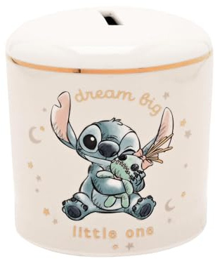 Disney Stitch Money Bank Magical Beginnings Ceramic Money Box Bank