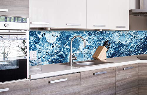 Dimex Küchenrückwand Folie selbstklebend SPRUDEL | Klebefolie - Dekofolie - Spritzschutz für Küche | Made in EU - 260 cm x 60 cm