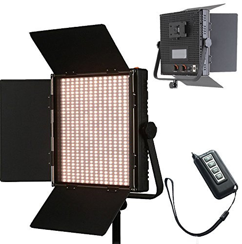 1024ASVLY LED Bi-Color Dimmbare Panel-V-Mount Platte LCD-Screen-Fernbedienung 4 Studio Filmbeleuchtung