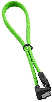 CableMod CM-CAB-RSAT-N30KLG-R ModMesh - Cable SATA 3 en ángulo recto, color negro