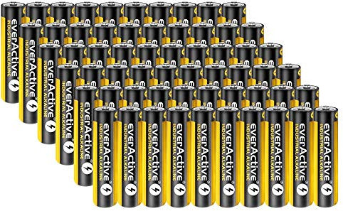 60 Stück Everactive Industrial Batterien Mikro AAA 1100 mAh 1,5 V LR03 Alkaline
