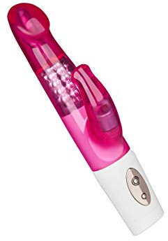 EIS Perlen-Vibrator mit Klitorisreizer | Rotierende Perlen & Dual-Stimulation | Sex-Spielzeug für Frauen mit 14 Programme | G-Punkt-Stimulation | 22 cm