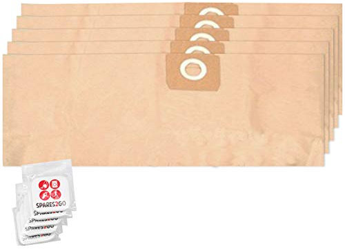 Spares2go Lot de 5 sacs à poussière type ZR80 compatibles avec aspirateur Vorace Rowenta Enduro RD400 RD460 RU-44 RU364 RU461 + pastilles désodorisantes