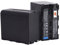 DSTE Lot de 2 batteries de rechange NP-F970 compatibles avec NP-F930 NP-F950 NP-F960 et Sony CCD-SC55 CCD-SC65 CCD-TR67 CCD-TR76 CCD-TR87 CCD-TR516 CCD-TR555