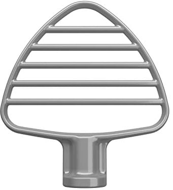 KitchenAid Pastry Tilt Head Stand Mixer Beater Attachment, Silver (KSMPB5)