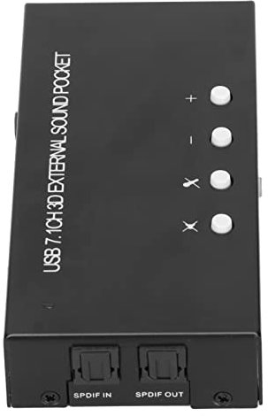 Carte Son Externe stéréo, Carte Son 7.1 canaux Double Microphone pour Ordinateurs