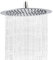 SOLVEX Soffione Doccia Tondo 10 Pollici, Soffione Doccia a Pioggia Ultrasottile Acciaio Inox ad Accessori Bagno,Argento,SP-50021
