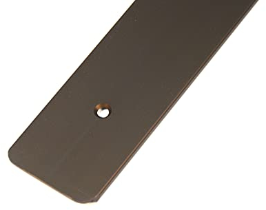 IHC 38mm 60cm Endleiste Winkelleiste Seiteleiste Arbeitsplatte Küche Braun Leiste mit Löcher links