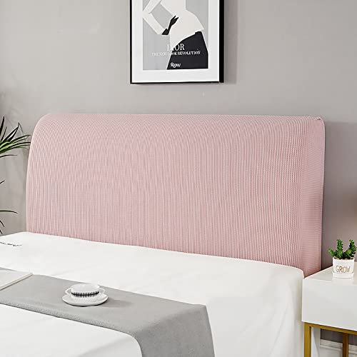 Copri Testata del Letto Universale 1.2m(110-140cm), Antipolvere, Antivegetativa, Antigraffio Fodera per Testiera Letto Singolo/Matrimoniale, per Camera da Letto - Rosa
