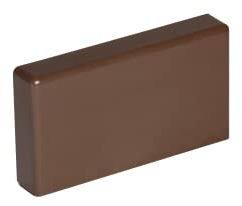KOMIB - EN11060BR Endstück zur Kabelkanal 110 x 60mm BRAUN