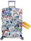 OrgaWise Kofferhülle Luggage Cover Gepäck Cover Gepäckabdeckung for Travel Luggage Schutzhülle Koffer (Stampel, 29''-32'')