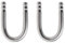 HugeDE 2 Pcs Stainless Steel Aquarium U Shape Tubes Fish Tank CO2 Diffuser Tubes Aquarium Air Pump Connectors for Aquarium Connecting Air Line