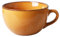 kyaoayo Tasse à café - Grande tasse à soupe en céramique - 700 ml - Bols à café avec anse - Tasse à café en porcelaine pour soupes de céréales, salade, bol à soupe pour cadeau (jaune)