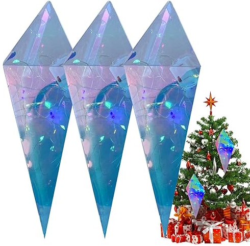 Hemousy Eiszapfen Weihnachtsschmuck | Eiszapfen mit Licht-Hängedekoration für Weihnachten,Hängen Sie Eiszapfen-Weihnachtsschmuck-Set für Dekoration, Weihnachtsbaum,