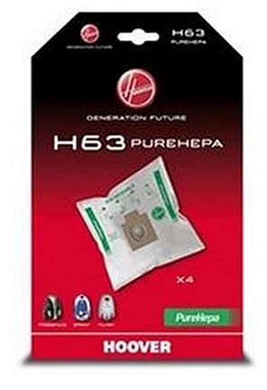 Sacs aspirateur h63 purehepa par 4 pour Aspirateur