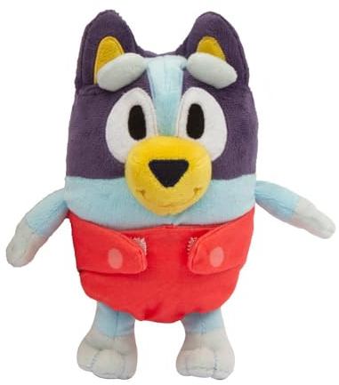 Giochi Preziosi Bluey – Pelouche de 20 cm Suave y Muy detallado con representación de Bluey en versión de Verano con Traje de baño, para niños a Partir de 3 años