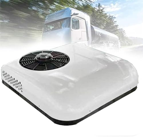 Aire Acondicionado de RV, Aire Acondicionado Superior para vehículo, Aire Acondicionado Inteligente Todo en uno, Adecuado para excavador Camión RV Boat Automotive Camper Travel Trailer,24V