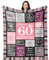 Yesbird 60 Geburtstag Frauen, 60 Geburtstag Deko, 60. Geburtstag Frauen, Geschenke zum 60 Geburtstag Frau, Geschenk 60. Geburtstag Frau Decke 150x130CM