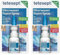 tetesept Meerwasser Nasen Spray – Nasenspray zur Reinigung der verstopften & natürlichen Befeuchtung trockener Nasenschleimhäute – Nasenpflegespray bei Erkältung - 1 x 20 ml (2er Pack)
