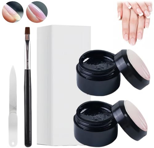 Nail Repair Protection Gel,Nail Glue Instant Cracked Nail Repair Gel,Nail Repair Kit for Split Natural Nail,Nail Strengthener for Damaged Nails,Nail Strengthener Fixer and Hardener,Hard Gel for Nails