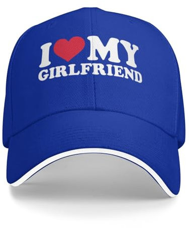 Melbrakin Baseballkappe mit Aufschrift I Love My Girlfriend, für Herren und Damen