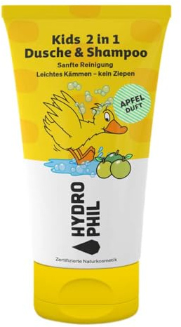 Hydrophil Kids 2in1 Shampoo & Dusche, Ente Apfel, 200ml (2)