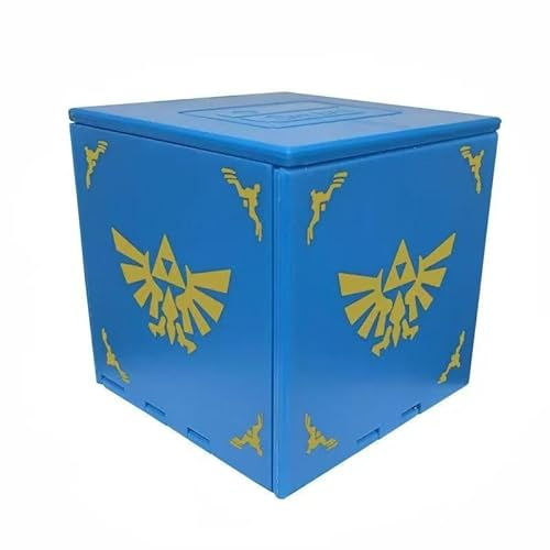 BAYINBROOK Switch Playing Card Case for 16 Games - Cute & Compact Storage Case (5.7 cm Cube) Friends and Family, Travel & On the Go (Z Blue)