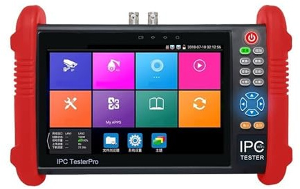 CCTV-Tester, 7 Zoll CCTV Tester,4K Video Überwachung, Sicherheit Monitor Mit Touchscreen, POE Out, Test