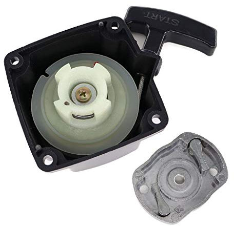 HURI Seilzugstarter Starter Reversierstarter + Mitnehmerplatte passend für für Timbertech MS52-2TL Motorsense