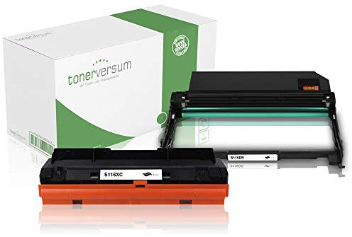 Toner & Trommel kompatibel zu Samsung MLT-D116L MLT-R116 Schwarz Spar-Set für Xpress M2835dw M2675fn M2825nd M2885fw M2875 M2625d Laserdrucker
