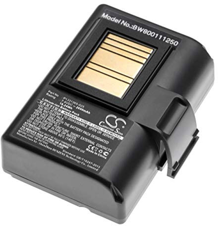 vhbw 1x Akku kompatibel mit Zebra ZQ510, ZQ511 RFID, ZQ500, ZQ511 Drucker Kopierer Scanner Etiketten-Drucker (2600 mAh, 7,4 V, Li-Ion)