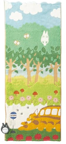 Marushin Gesichtshandtuch Studio Ghibli My Neighbor Totoro, 34 x 80 cm, aus Japan
