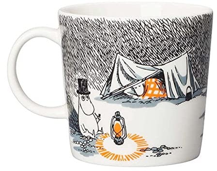 Arabia 1051264 MOOMIN MUGS Tasse, Porzellan, Weiß